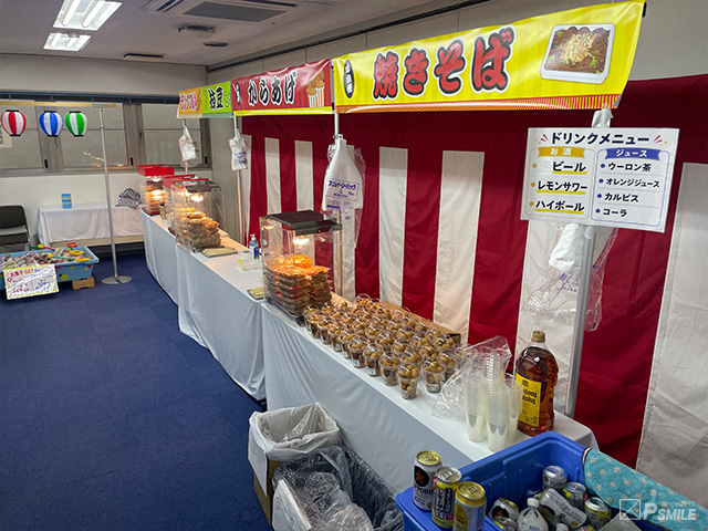 模擬店コーナー